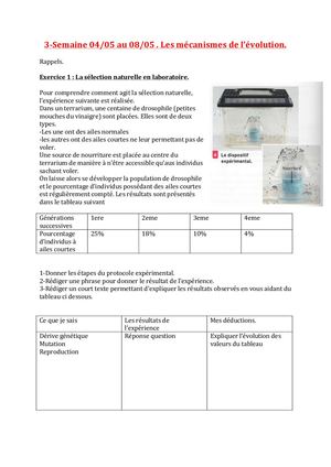 3eme Selection Naturelle Et Spéciation Mai2020 Compressed