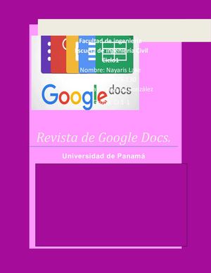 Revista De Google Docs