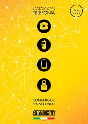 Catalogo Telefonia SAIET Marzo 2020