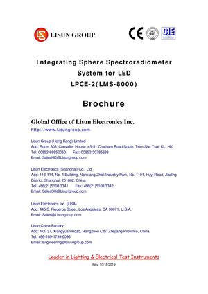 Integrating Sphere And Ccd Spectroradiometer System