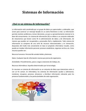 Sistemas De Informacion