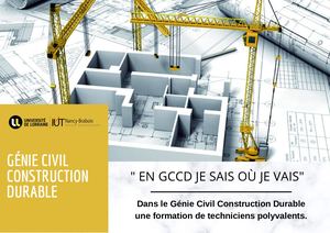 Brochure institutionnelle de la formation GCCD à l’IUT Nancy-Brabois