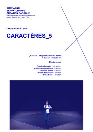 Caractères_5 Cie Beaux-Champs