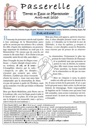 PASSERELLE OCTOBRE/NOVEMBRE 2020