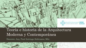 Unidad 1 Generalidades De La Arquitectura Moderna