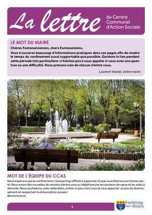 Lettre du CCAS - COVID-19