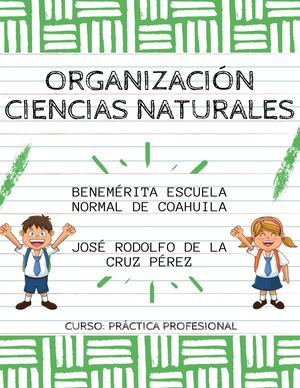 Organización Ciencias Naturales