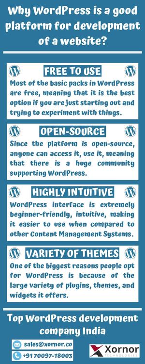 Why Word Press Is A Good Platform For Development Of A Website
