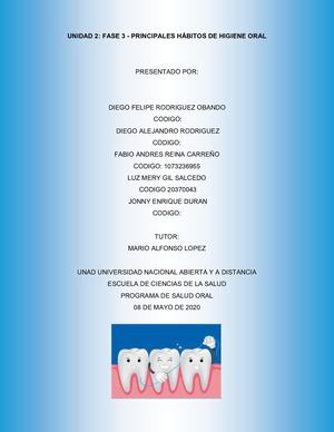 Etapa 3 Higeine Y Cuidado Oral