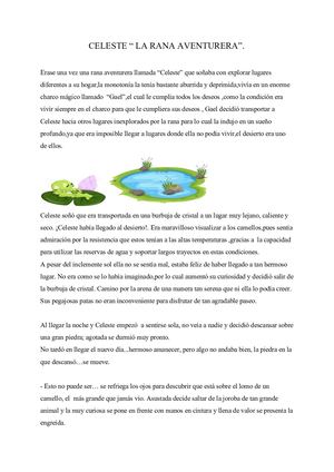 Celeste "La rana aventurera"