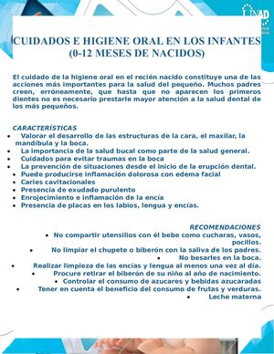 Cuidados E Higiene Oral
