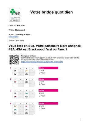 85. Exercices Dominique Pilon 12 05 2020