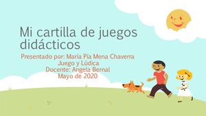Mi Cartilla De Juegos Didácticos