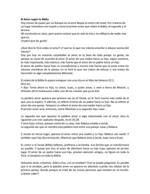 El Amor En La Biblia