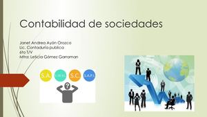 Contabilidad De Sociedades