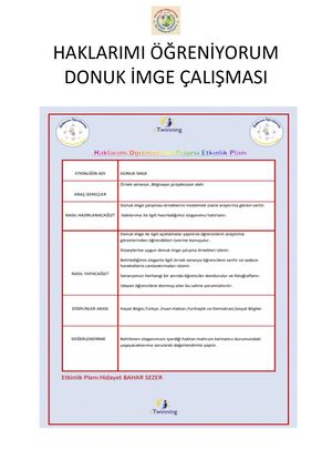 Haklarımı Öğreniyorum Donuk İmge eBook