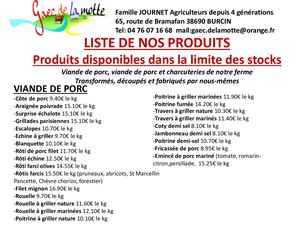Commande de produits fermiers