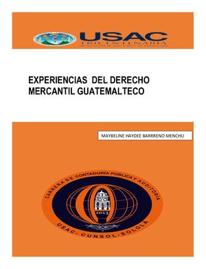 Libro Experiencia Del Derecho Mercantil