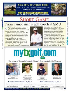 Chris Parra Named Head Golf Coach at SMU