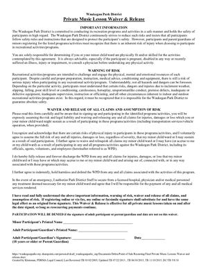 Private Music Lesson Waiver & Release