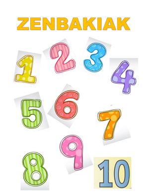 Zenbakiak 1 10