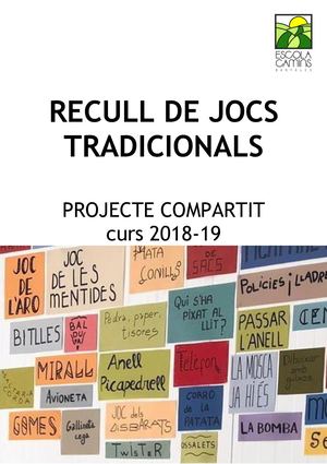 Recull Jocs Projecte Compartit Curs 18 19