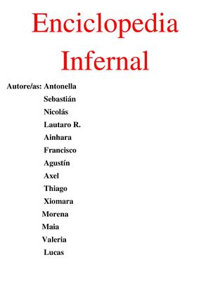 Nuestra Enciclopedia Infernal