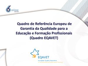 Eqavet Sensibilização Empregadores, Estágio