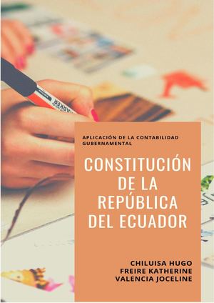 Constitución Del Ecuador