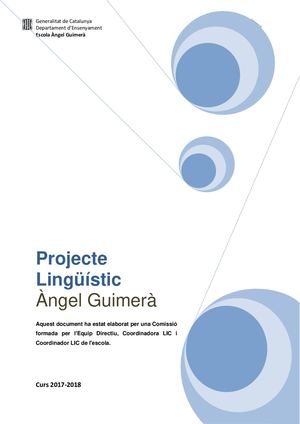 Projecte Lingüístic