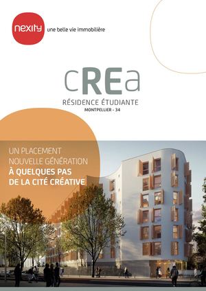 Plaquette Montpellier Crea