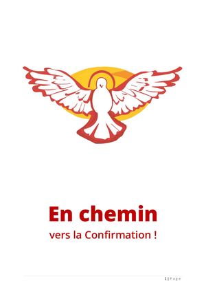 Livret Confirmation