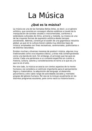 La Música