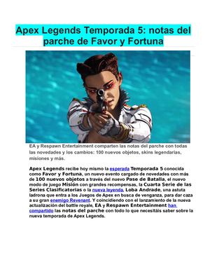 Apex Legends Temporada 5