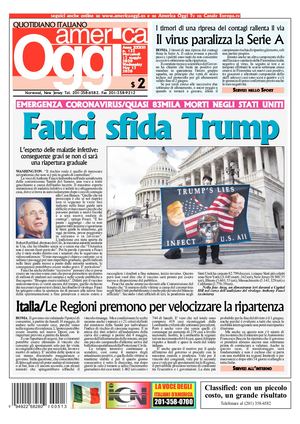 America Oggi 13 Maggio 2020