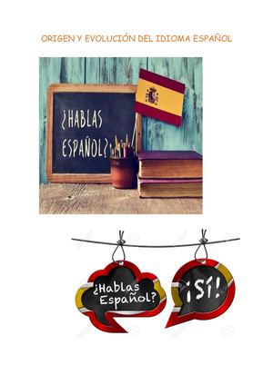 Origen Y Evolución Del Idioma Español