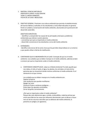 Plan Clase