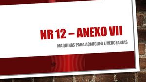 Nr 12 Maquinas E Equipamentos Para Açougue E Mercearia