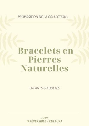 Collection De Bracelet En Pierres Naturelles