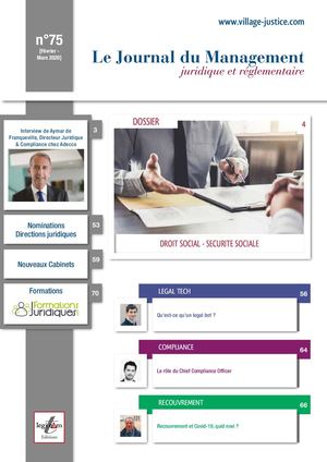 Journal du Management Juridique n°75
