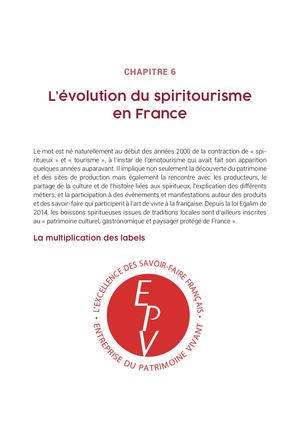 extrait de "Oenotourisme et spiritueux en France et dans le monde"