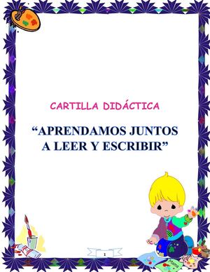 Cartilla De Lectoescritura Uniminuto