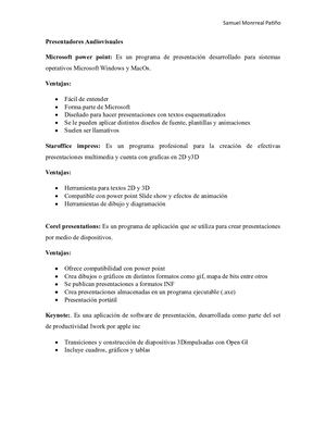 Presentadores Audiovisuales