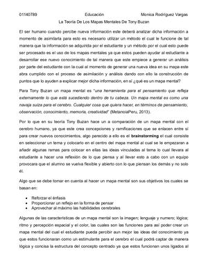 Mapas Mentales De Tony Buzan