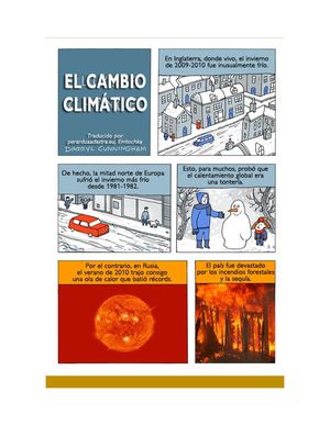 Historieta Cambio Climático