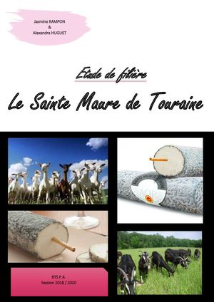 Dossier filière Sainte-Maure-de-Touraine