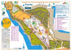 Carte et plan détaillé Fouras