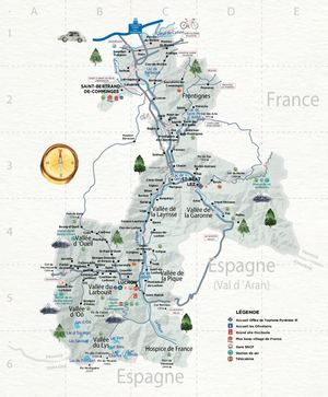 Carte Touristique Pyrénées 31