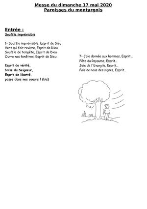 Messe Du 17 Mai 2020