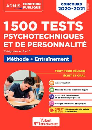 1500 tests psychotechniques et de personnalité